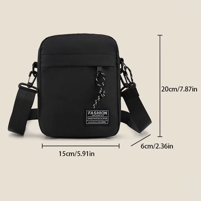 Men'S Small Bag Shoulder Bag Trendy Diagonal Backpack Chest Bag Lightweight Boy Mini Casual Bag Mobile Phone Waist Pack