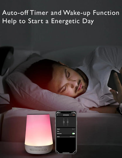 Baby Sound Machine with Rest Night Light