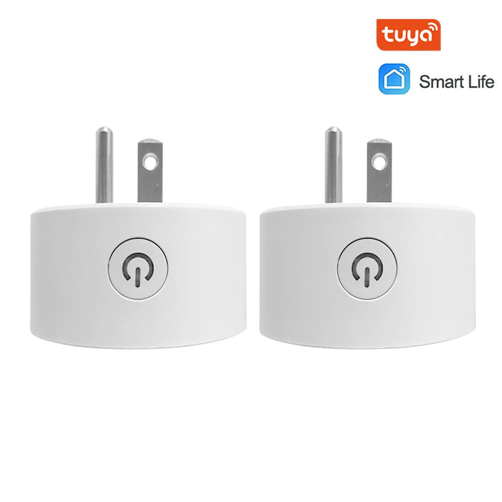 Wifi Smart Plug Sockets 16A EU Plug Tuya Smart Life APP Work with Alexa Google Home Smart-Home Automation EU UK Plug Yandex