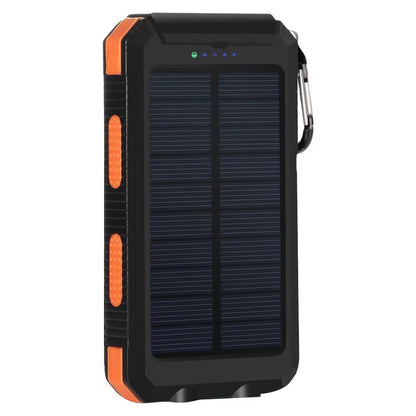 Waterproof Dual Usb Portable 8000Mah Solar Charger Solar Power Bank for Phone Outdoor Solar Mobile Phone Charger
