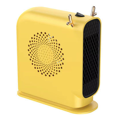 Mini Electric Heater Portable Desktop Low Consumption Warm Heating Fans for Home Office Hand Foot Warmer Heater for Winter 500W