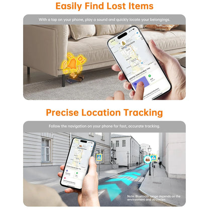 Slim Bluetooth Item Finder Tracker Wallet Tracking Card Compatible with Find My (Ios Only) IP68 Waterproof for Luggage Suitcase