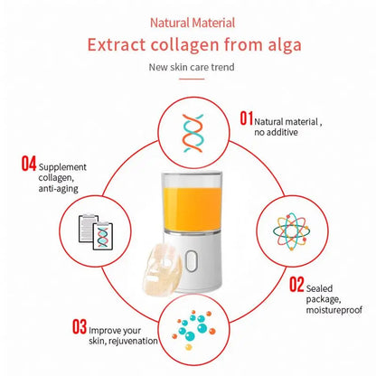 Face Mask Maker Machine Facial Treatment DIY Automatic Fruit Natural Vegetable Collagen Home Use Beauty Salon SPA Beauty Device
