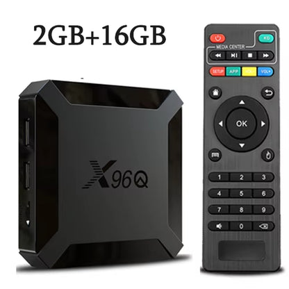 Hot Q Android 10.0 Fast Smart TV BOX 2GB 16GB Allwinner H313 Quad Core 4K VS  Mini Set Top Box Fast Shipping