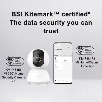 Original  Mi Smart Home Security Camera 2K Baby Monitor 1296P HD Ultra-Clear IP Night Vision Voice Intercom AI Smart Home