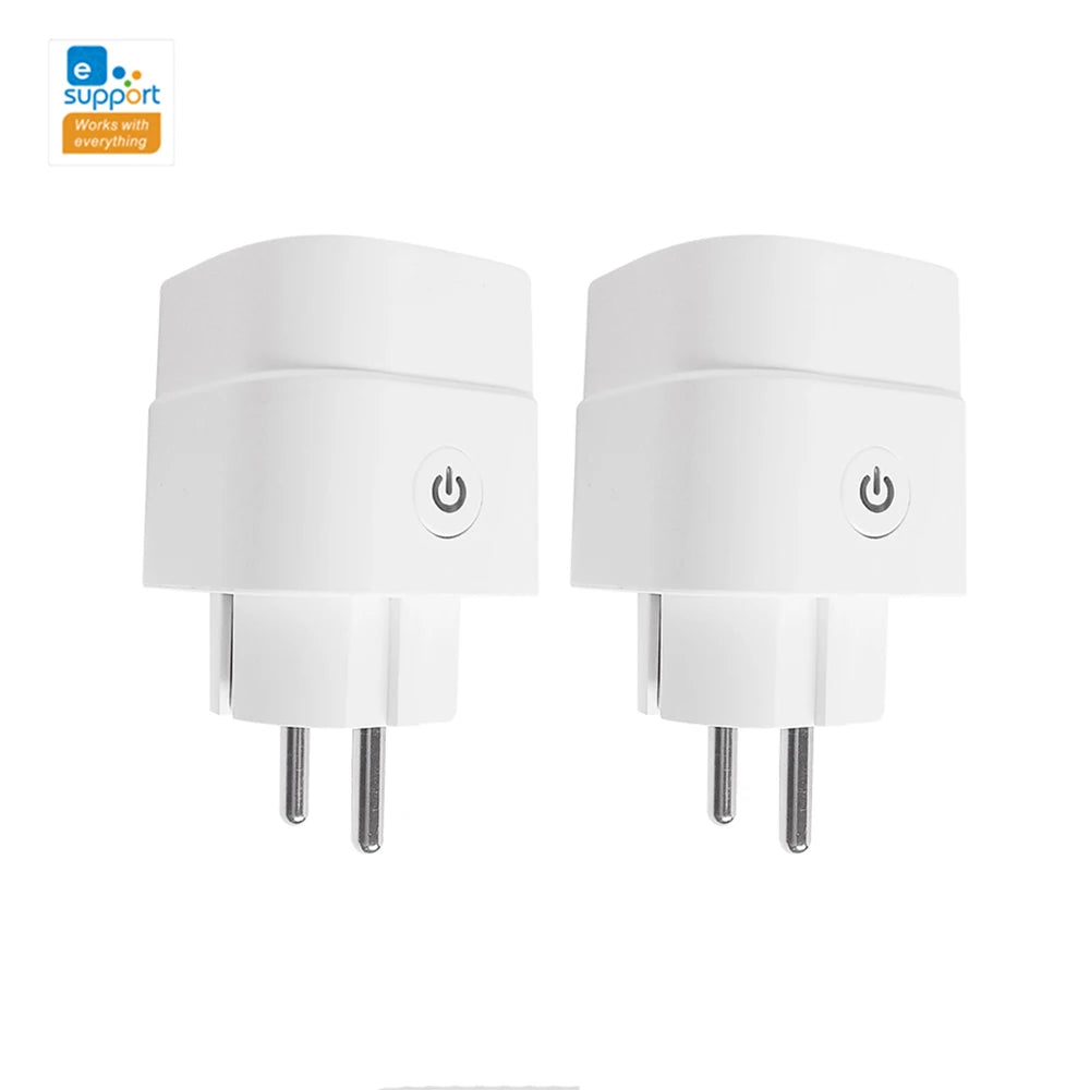 Wifi Smart Plug Sockets 16A EU Plug Tuya Smart Life APP Work with Alexa Google Home Smart-Home Automation EU UK Plug Yandex
