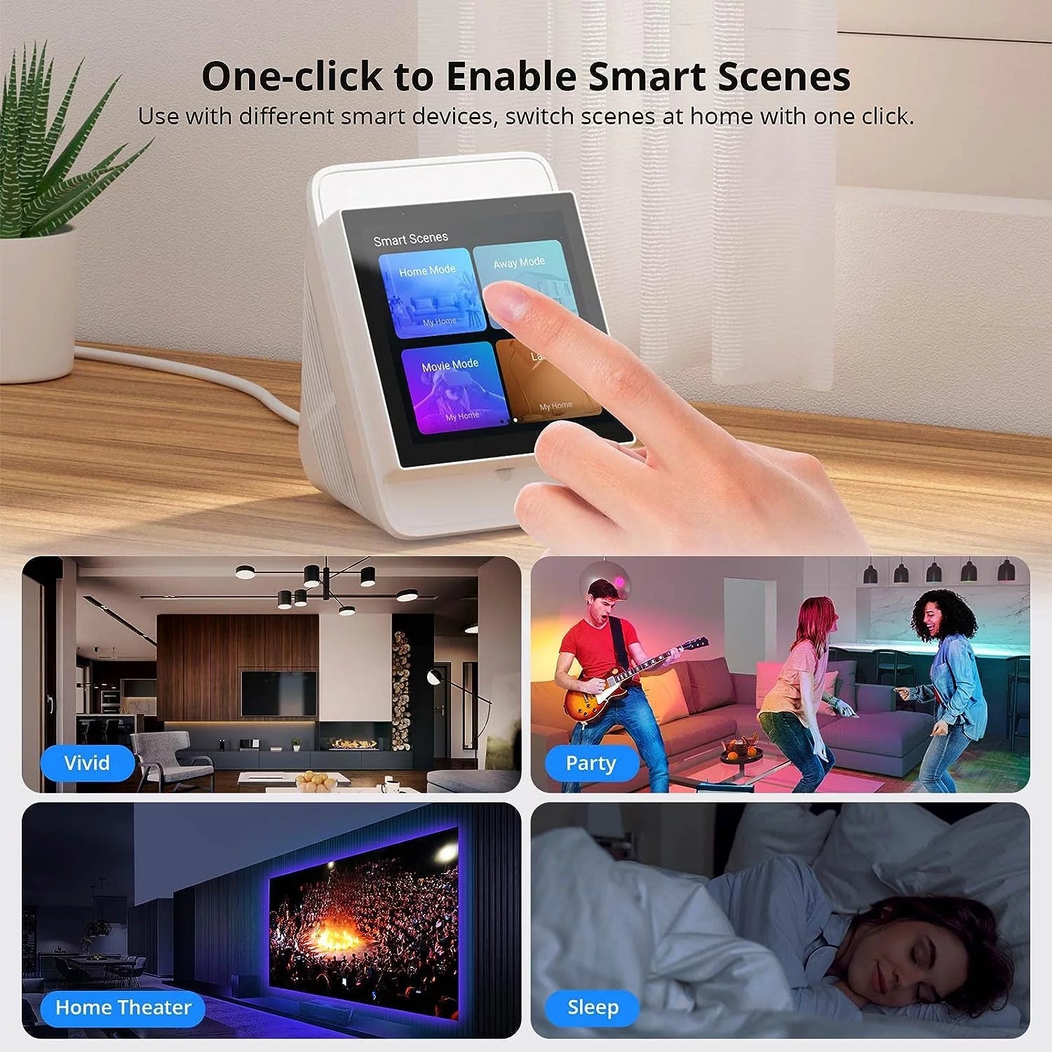 Nspanel Pro EU Smart Home Control Panel, Integrate Zigbee Gateway with Home Security, with Power Consumption Statistics, Thermostat, Call Intercom All-In-One Control Center Hub with Stand