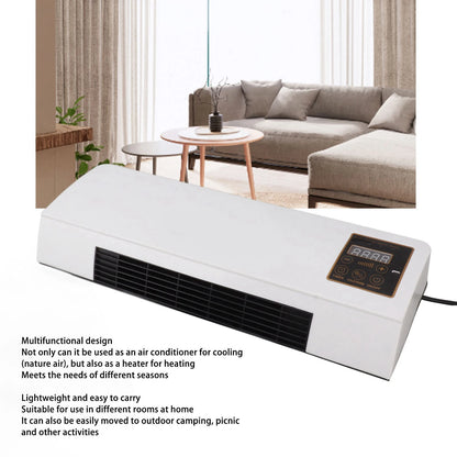 Wall Mounted Heating Machine Dual Use Highly Efficient Wide Angles Mobile Small Air Heater US Plug 110V
