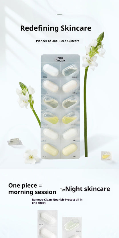 Disposable Water Emulsion Sample Travel Set Genuine Skincare Products