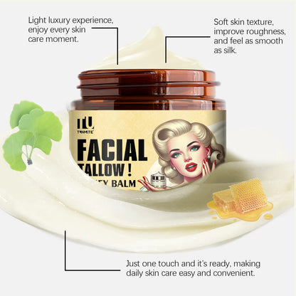 Beef Tallow Balm Skincare Balm Grass Fed Beef Tallow Body Face Moisturizer Whipped Tallow Balm For Face Cream