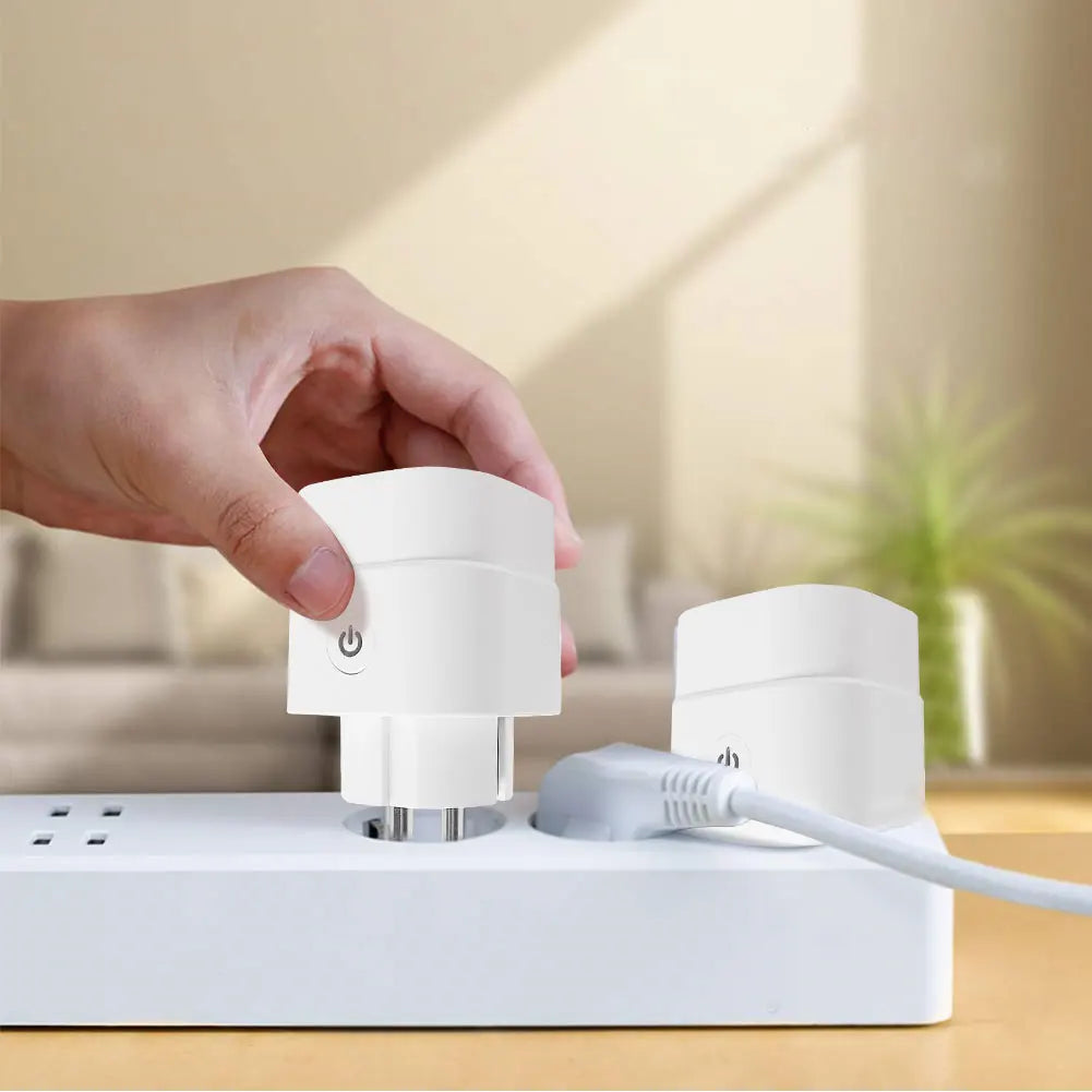 Wifi Smart Plug Sockets 16A EU Plug Tuya Smart Life APP Work with Alexa Google Home Smart-Home Automation EU UK Plug Yandex