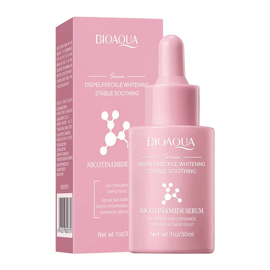 Silanda Beauty Bioaqua Nicotinamide Serum Korean Skincare Dispelling Freckle Face Essence Skin Whitening Facial Serum 30Ml