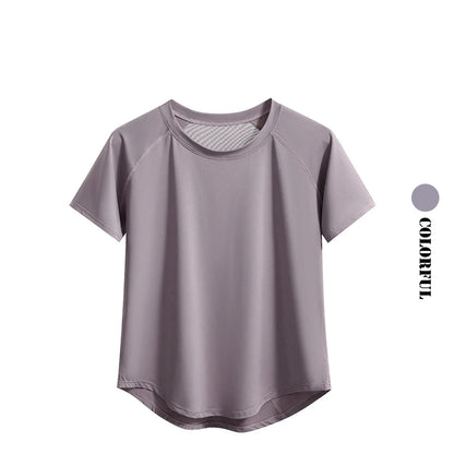 2Pcs Gym Set Women Summer Sportswear Outfit 2 Piece Short Sleeve Sports Shirt Shorts Sets Jogging Suit Female Tracksuit New