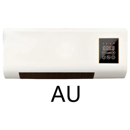 2 in 1 Air Conditioner Heater 1800W Wall Mounted Electric Heater Air Conditioner with Timing Function Touch Screen Control