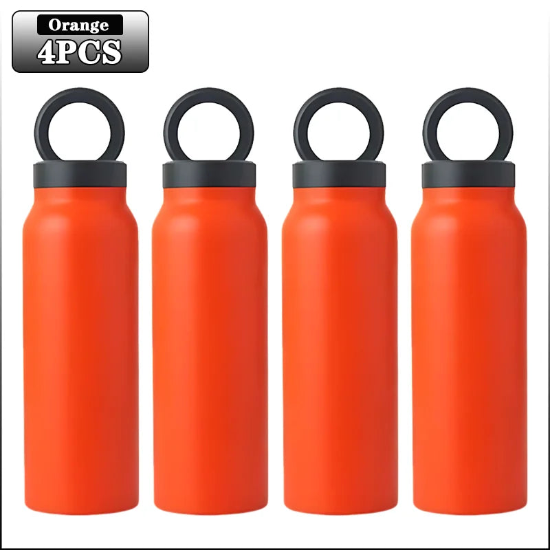 24OZ Insulated Water Bottle Magnetic Mobile Phone Holder Water Bottle 304 Stainless Steel Insulated Mug Outdoor Sports Mug