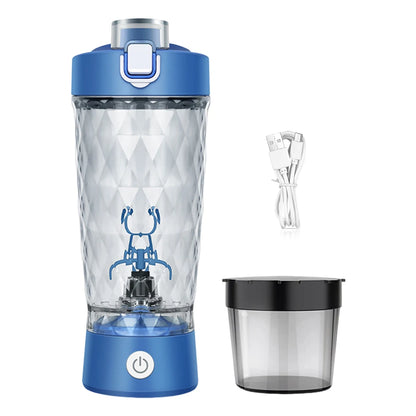 22Oz 650Ml Electric Automatic Protein Shake Mixer Sports Bottles USB Rechargeable Shaker Cups Water Drink Mixer Bottles for Gym