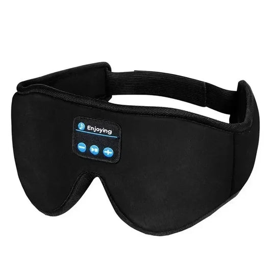 3D Eye Mask Bluetooth Music Play Sleeping Headphones with Built-In HD Speaker Mask for Sleep Headphones Wireless Air Travel 5.0