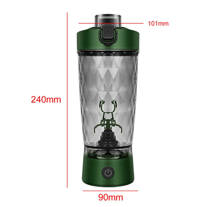 22Oz 650Ml Electric Automatic Protein Shake Mixer Sports Bottles USB Rechargeable Shaker Cups Water Drink Mixer Bottles for Gym