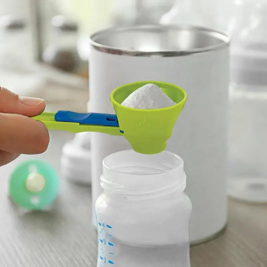 Measuring Scoop with Funnel Kitchen Spoons Funnel Scoop for Coffee Measuring Protein Powder Funnel for Coffee Dry Goods