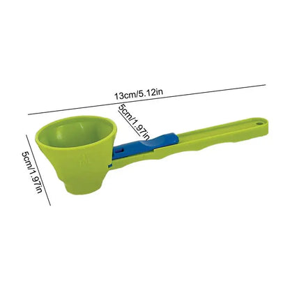 Measuring Scoop with Funnel Kitchen Spoons Funnel Scoop for Coffee Measuring Protein Powder Funnel for Coffee Dry Goods