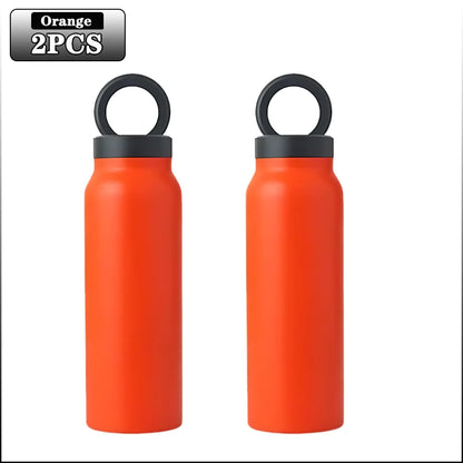 24OZ Insulated Water Bottle Magnetic Mobile Phone Holder Water Bottle 304 Stainless Steel Insulated Mug Outdoor Sports Mug