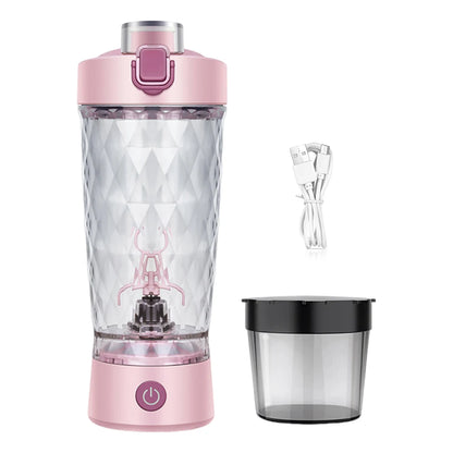22Oz 650Ml Electric Automatic Protein Shake Mixer Sports Bottles USB Rechargeable Shaker Cups Water Drink Mixer Bottles for Gym