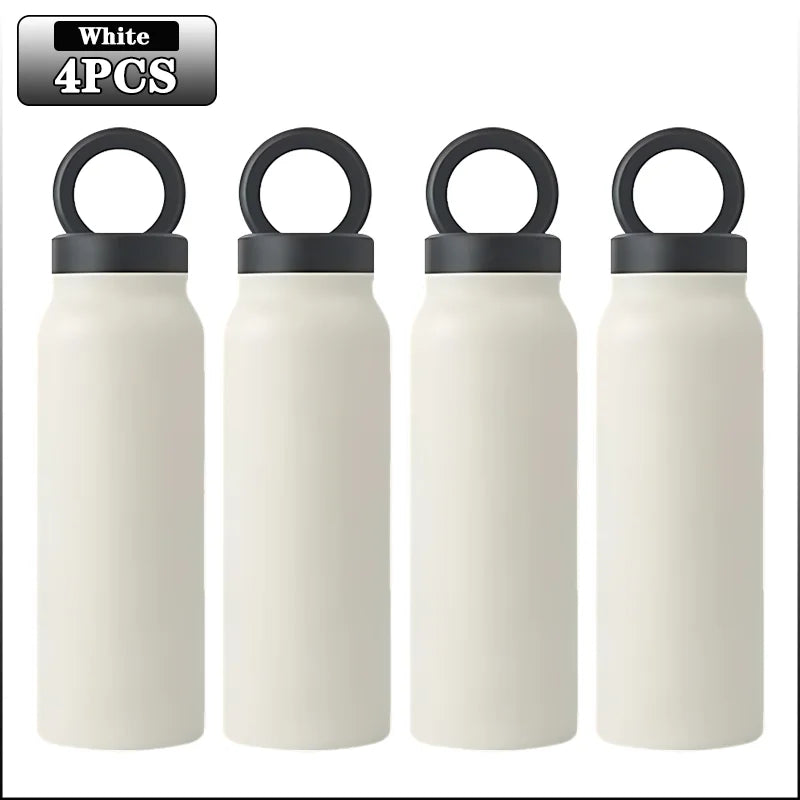 24OZ Insulated Water Bottle Magnetic Mobile Phone Holder Water Bottle 304 Stainless Steel Insulated Mug Outdoor Sports Mug