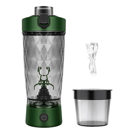 22Oz 650Ml Electric Automatic Protein Shake Mixer Sports Bottles USB Rechargeable Shaker Cups Water Drink Mixer Bottles for Gym