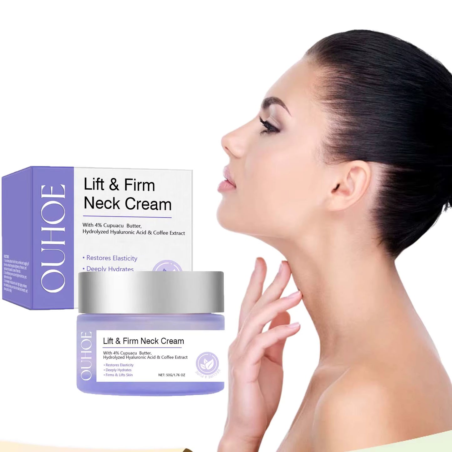 Tighten Lift Neck Cream Firming Reduce Fine Lines Brightening Nourish Smoothing Lasting Moisturize Neck Rejuvenation Care Lotion