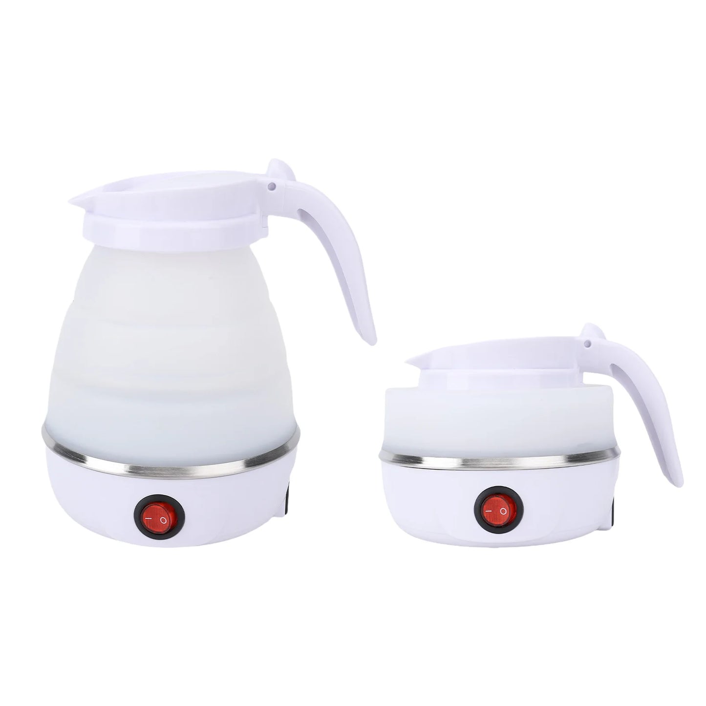 Travel Electric Kettle 600W Foldable Electric Kettle 600Ml Portable Efficient 6 Min Fast Boiled for Travel Camping Home Use