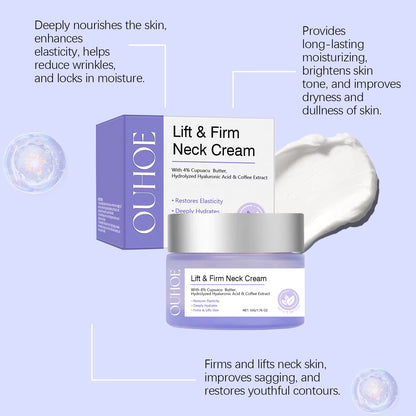 Tighten Lift Neck Cream Firming Reduce Fine Lines Brightening Nourish Smoothing Lasting Moisturize Neck Rejuvenation Care Lotion