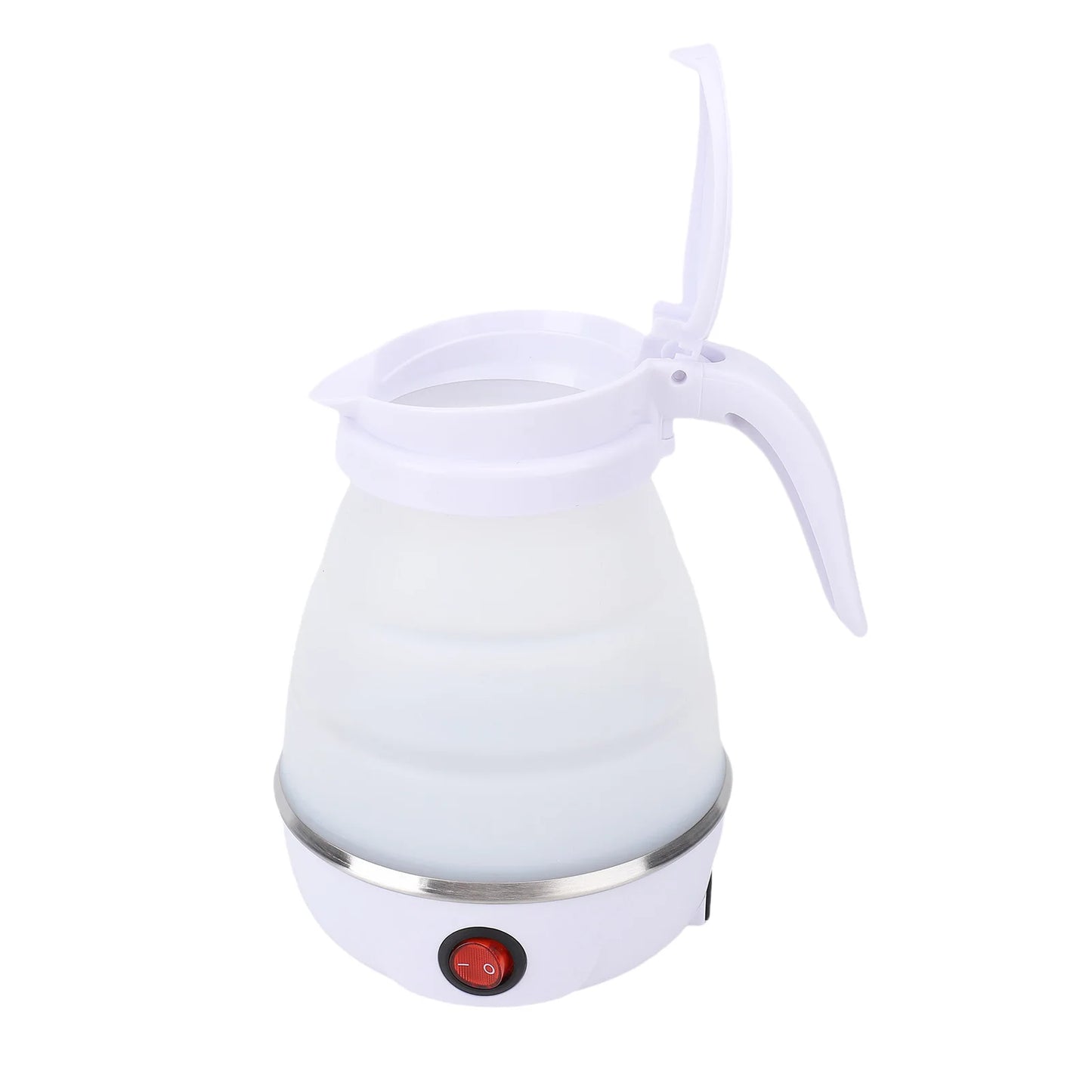 Travel Electric Kettle 600W Foldable Electric Kettle 600Ml Portable Efficient 6 Min Fast Boiled for Travel Camping Home Use