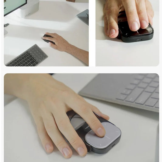 Cheerdots 2 Detachable Air Mouse Wireless Touchpad All-In-One Pocket AI Recording Enabled Mouse Wireless Controll