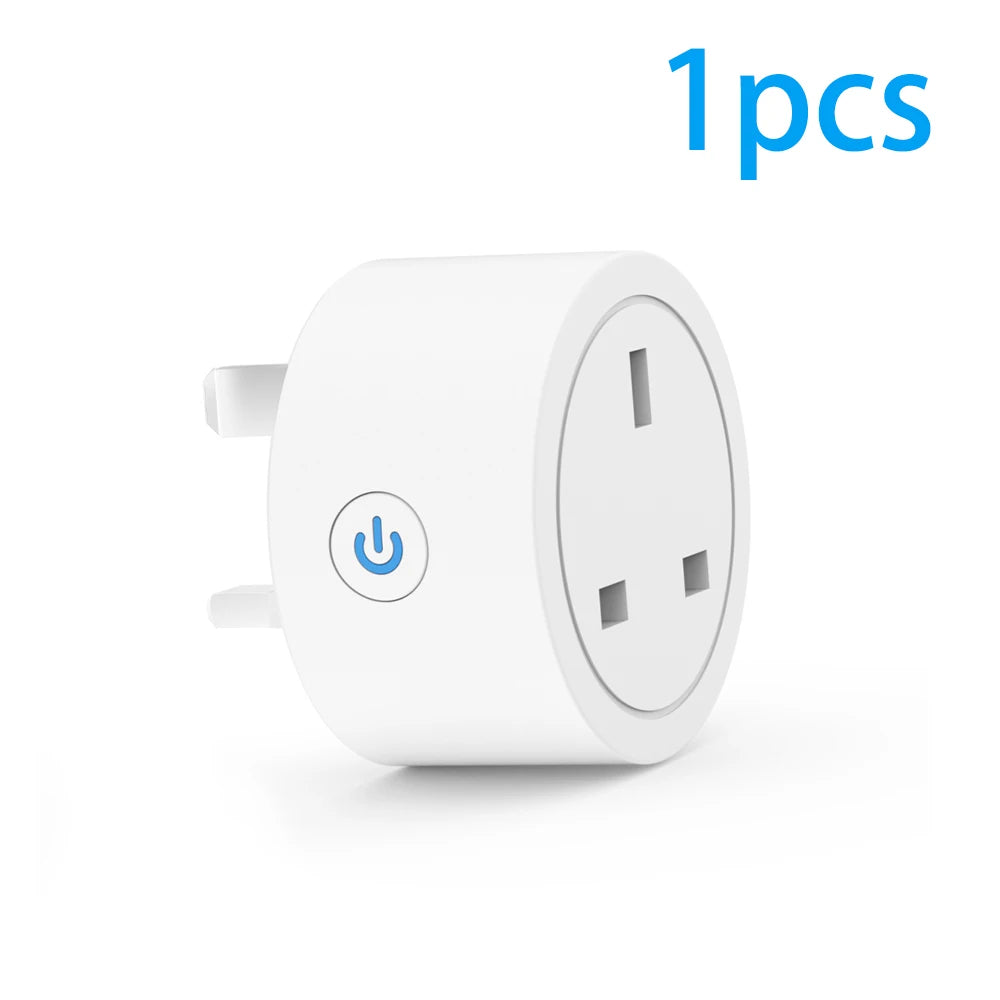 Wifi Smart Plug Sockets 16A EU Plug Tuya Smart Life APP Work with Alexa Google Home Smart-Home Automation EU UK Plug Yandex