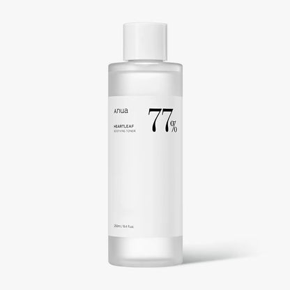 Anua Heartleaf 77 Toner, Pore Cleansing Oil, Deep Cleansing Foaming Cleanser, Moisturizing and Improving Skin, Korean Skincare
