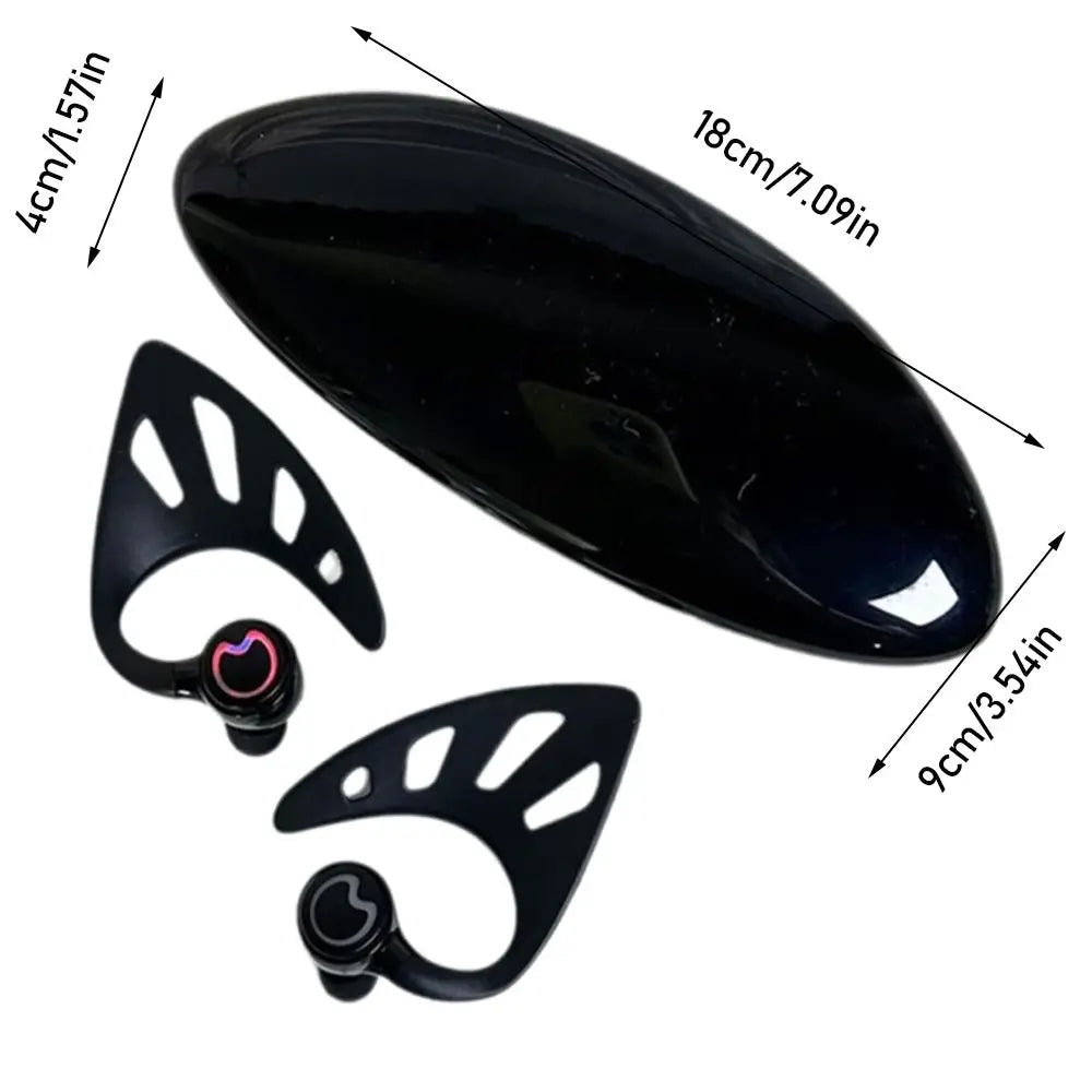 Fingerprint Touch Elf Ear Headphones Bluetooth Noise Reduction Dual Microphone Elf Headphones Wireless Elf In-Ear Earbuds