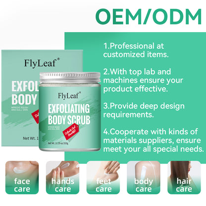 ODM OEM Custom Ready Stock Wholesale Natural Organic Scrub Whitening Skincare Hydrating Exfoliating Face And Body Scrub