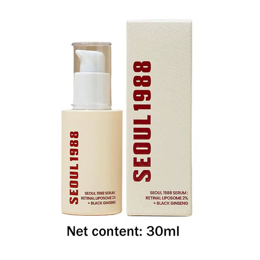 Korean Skincare Ginseng Facial Essence 1988 Black Gingeng Extract Glow Face Serum Improve Skin Elasticity Brighten Dull Dry Skin