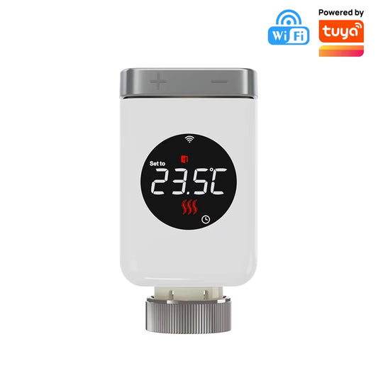 Tuya Wifi /Zigbee Thermostat Radiator Valve TRV Thermostatic Valve Wifi Thermostat Temperature Controller Alexa Google Home