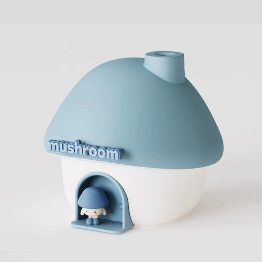 Cartoon House Aroma Essential Oil Diffuser 7-Colours Ambient Night Lights USB Lovely Home Air Humidifier for Children Home Gifts