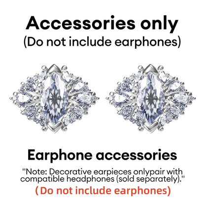 Choice  M100 ENC Ear Clip LED Digital Display Earphones Wireless Bluetooth Headphones Noise Cancelling Touch Control