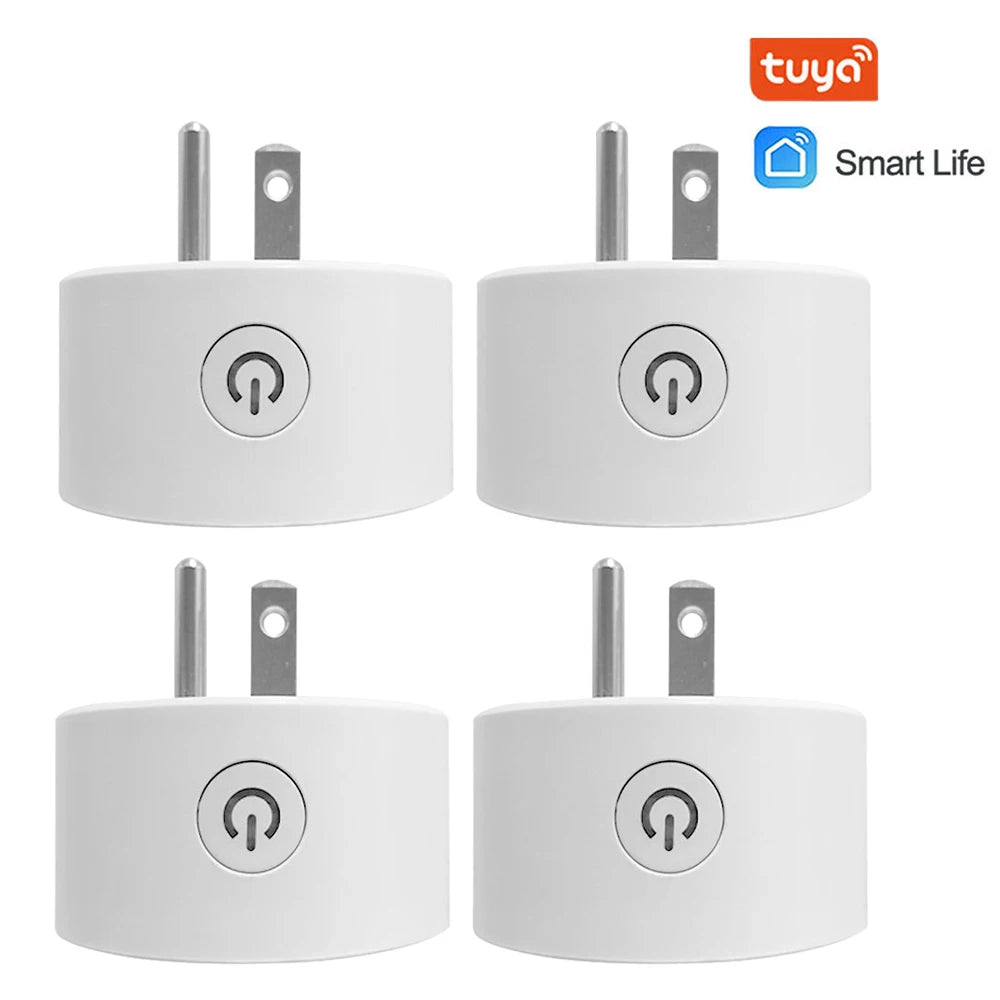 Wifi Smart Plug Sockets 16A EU Plug Tuya Smart Life APP Work with Alexa Google Home Smart-Home Automation EU UK Plug Yandex