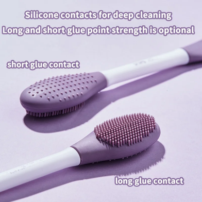 Double Head Silicone Facial Mask Brush Facial Massage Cleaning Brushs DIY Mud Film Scraper Facial Care Tool For Skincare Cosmetic Tools