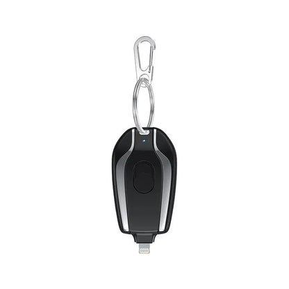 New Keychain Power Bank Comes with a Portable Mini 1200Mah Emergency Power Bank Stylish and Cute with Three Interfaces