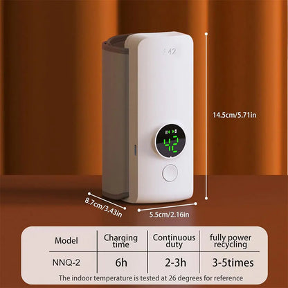Portable Bottle Warmer Rechargeable Baby Bottle Warmer with Temperature Control Travel Warmer for Traveling Camping Home