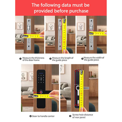 Tuya Smart 3D Face Door Lock Security Face & Camera Monitor Intelligent Fingerprint Password Biometric Electronic Key Unlock