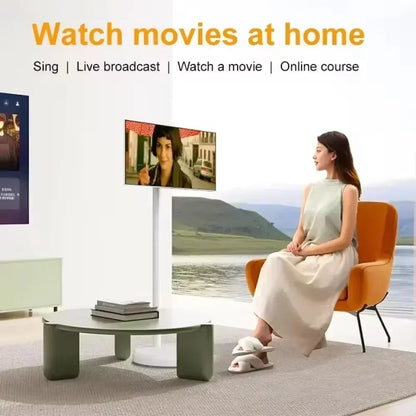 21.5 Inch Portable Stand by Me Smart TV 4GB + 64GB Rotable 1920*1080 Touch Screen, 6000Mah Battery Android TV