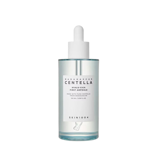 Skin1004 Korean Skincare Hyalu-Cica Duo Set - 90% Centella & 3 Ceramides Serum+Essence Toner for Sensitive Skin