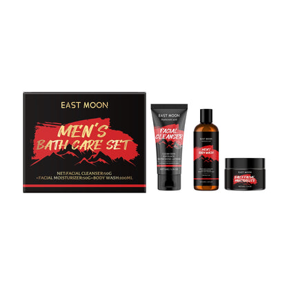 Men's Bath And Skincare Set With Multiple Effects In One