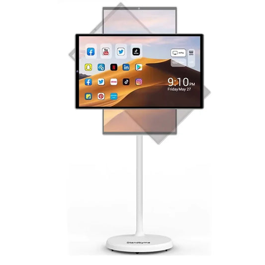 21.5 Inch Portable Stand by Me Smart TV 4GB + 64GB Rotable 1920*1080 Touch Screen, 6000Mah Battery Android TV